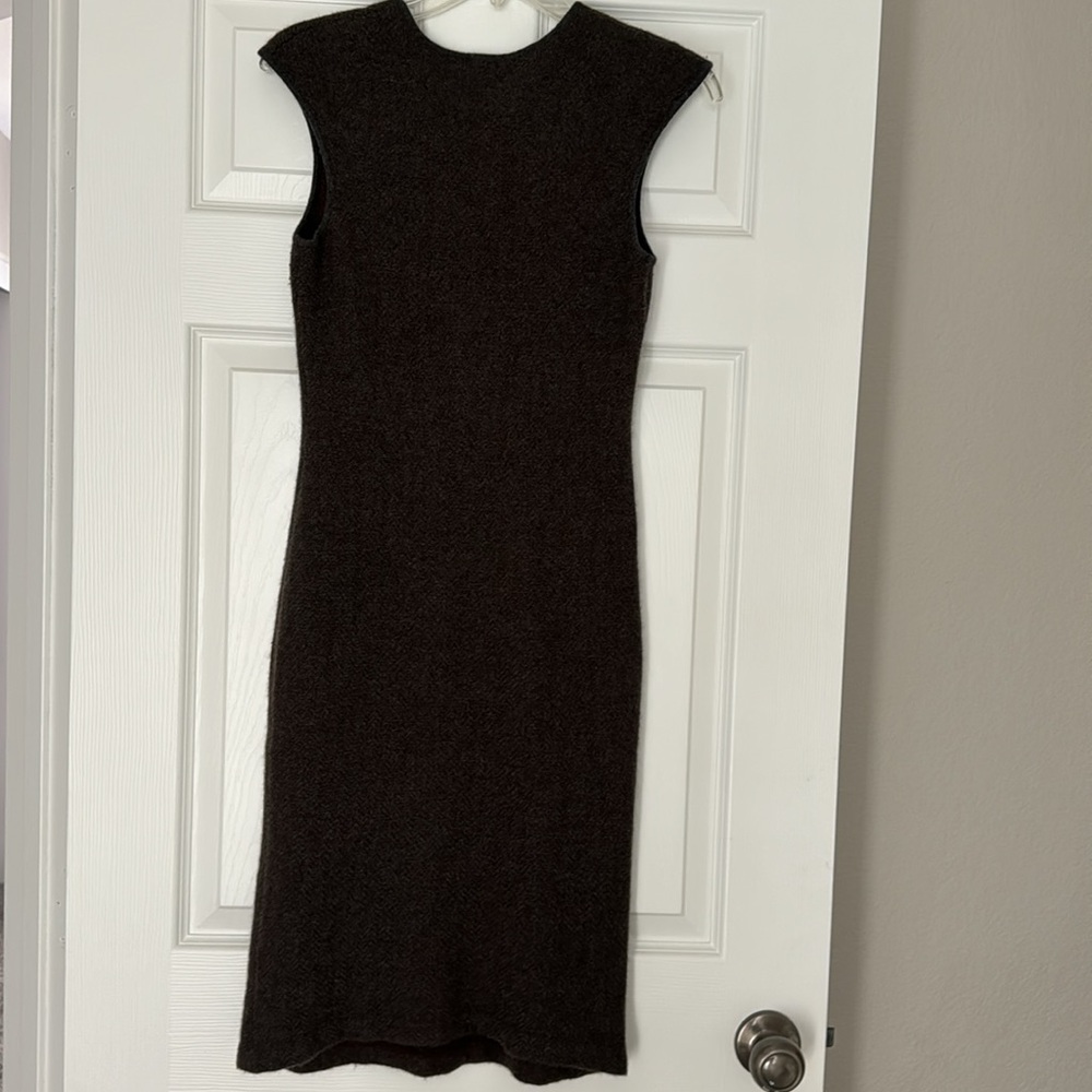 Ralph Lauren very soft brown wool dress size small